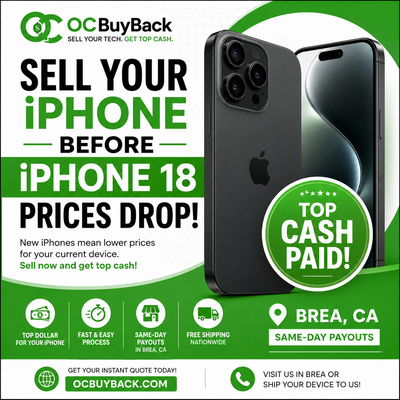 📱 Sell Your iPhone Before the iPhone 18 Launch – Get Top Cash at OCBuyBack!